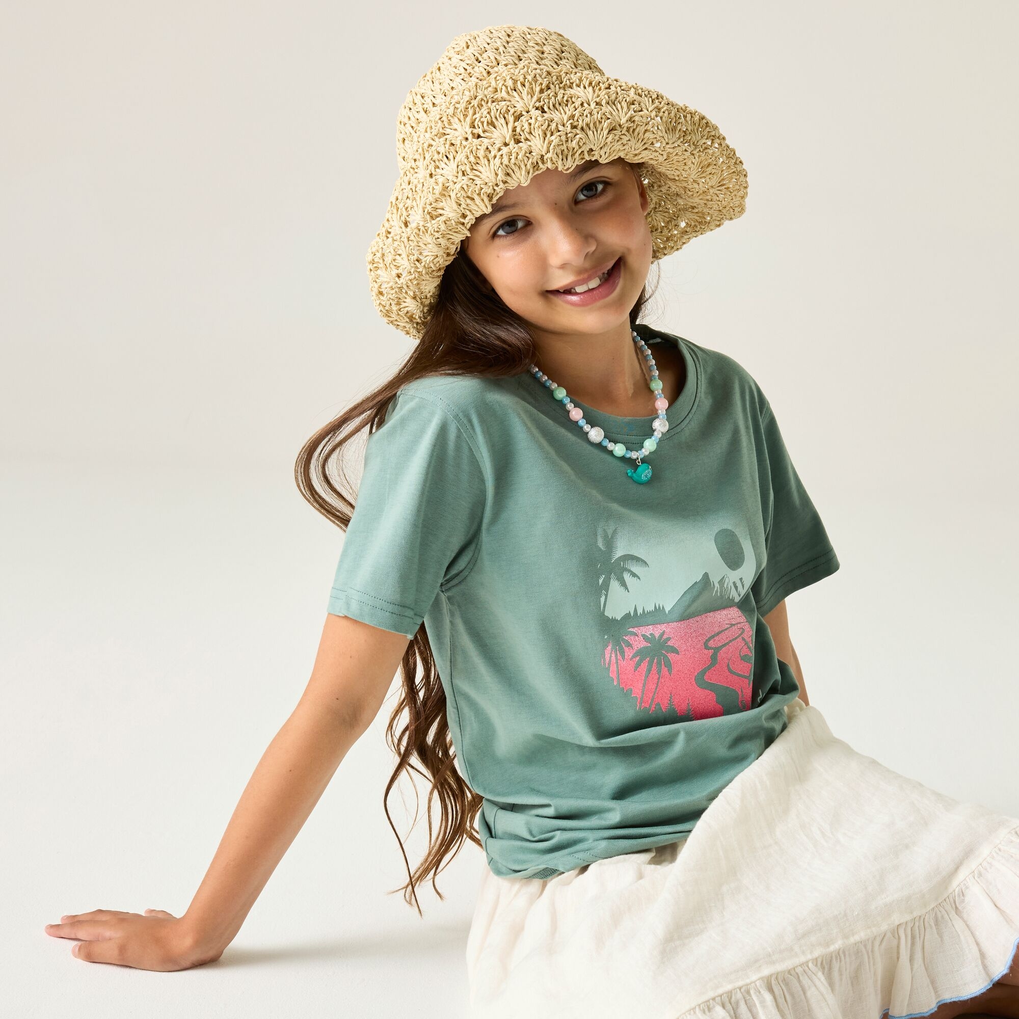 Regatta   Koszulka dziecięca Bosley Graphic Zielony