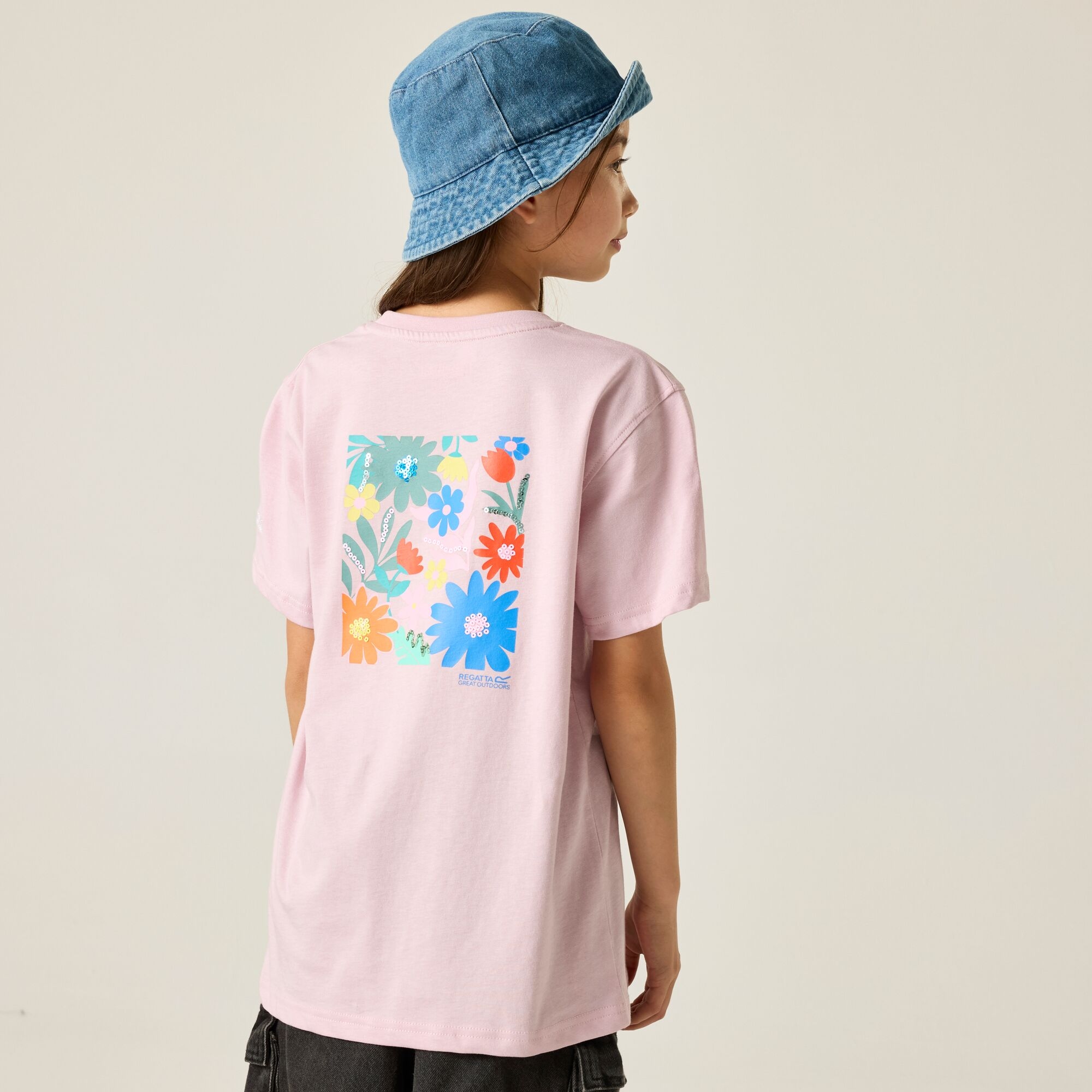 Regatta Regatta Koszulka dziecięca Bosley Graphic Fioletowy