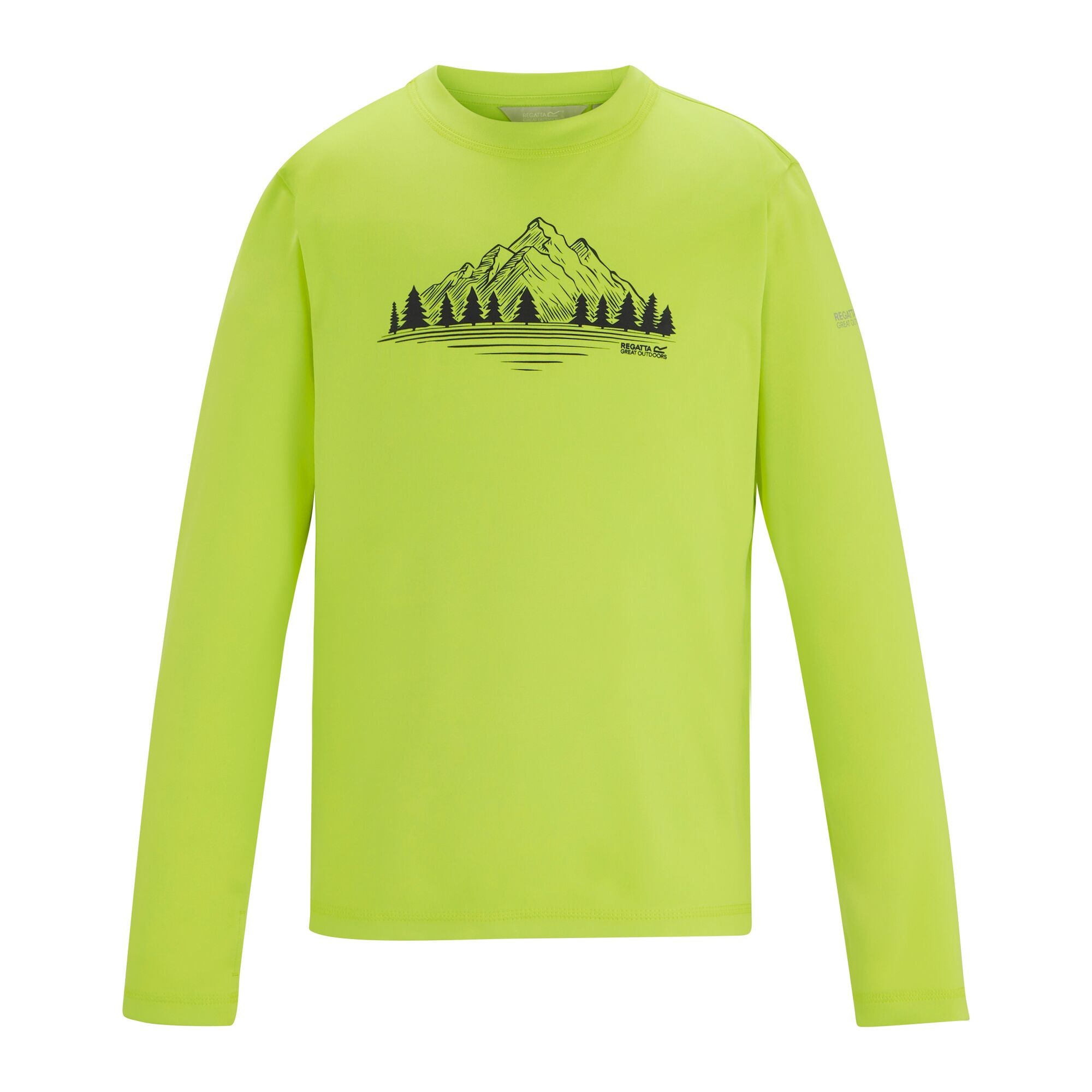 Regatta   Koszulka dziecięca z długim rękawem Winter Alvarado Zielony