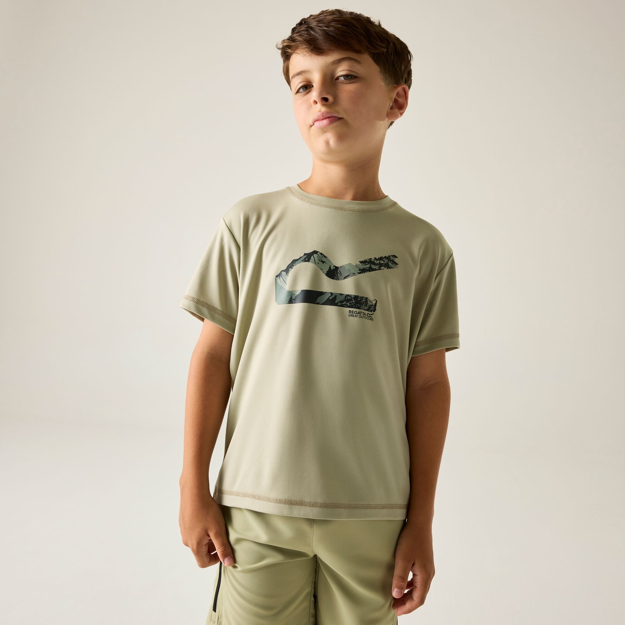 Regatta Koszulka dziecięca Alvarado Beżowy