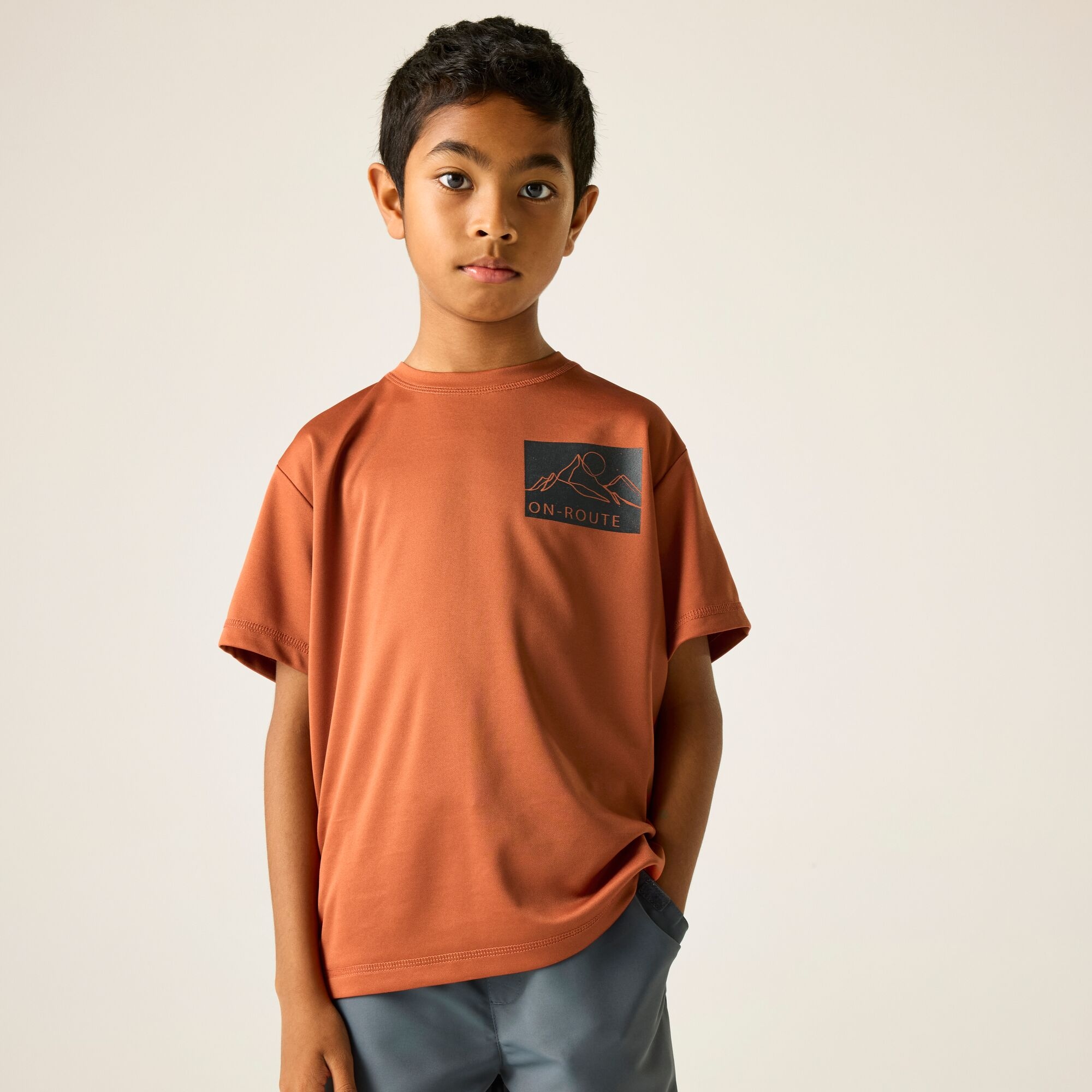 Regatta Kids’ Alvarado T-Shirt - Red Size 11-12 Years