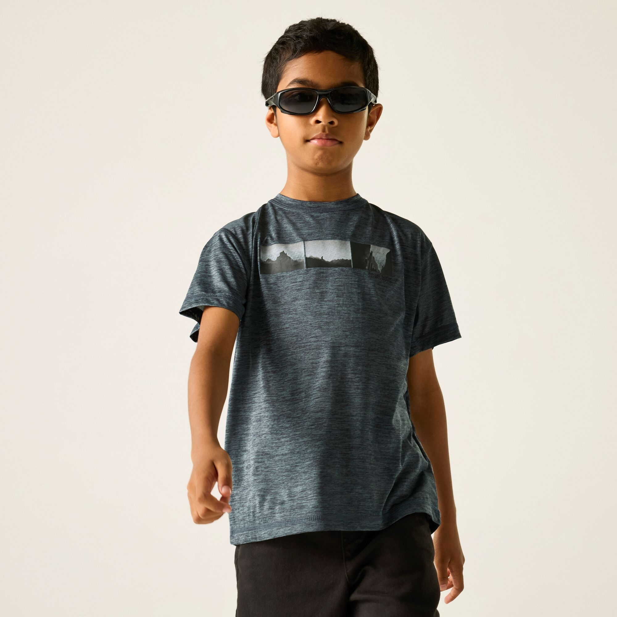 Regatta Kids’ Alvarado T-Shirt - Grey Size 3-4 Years