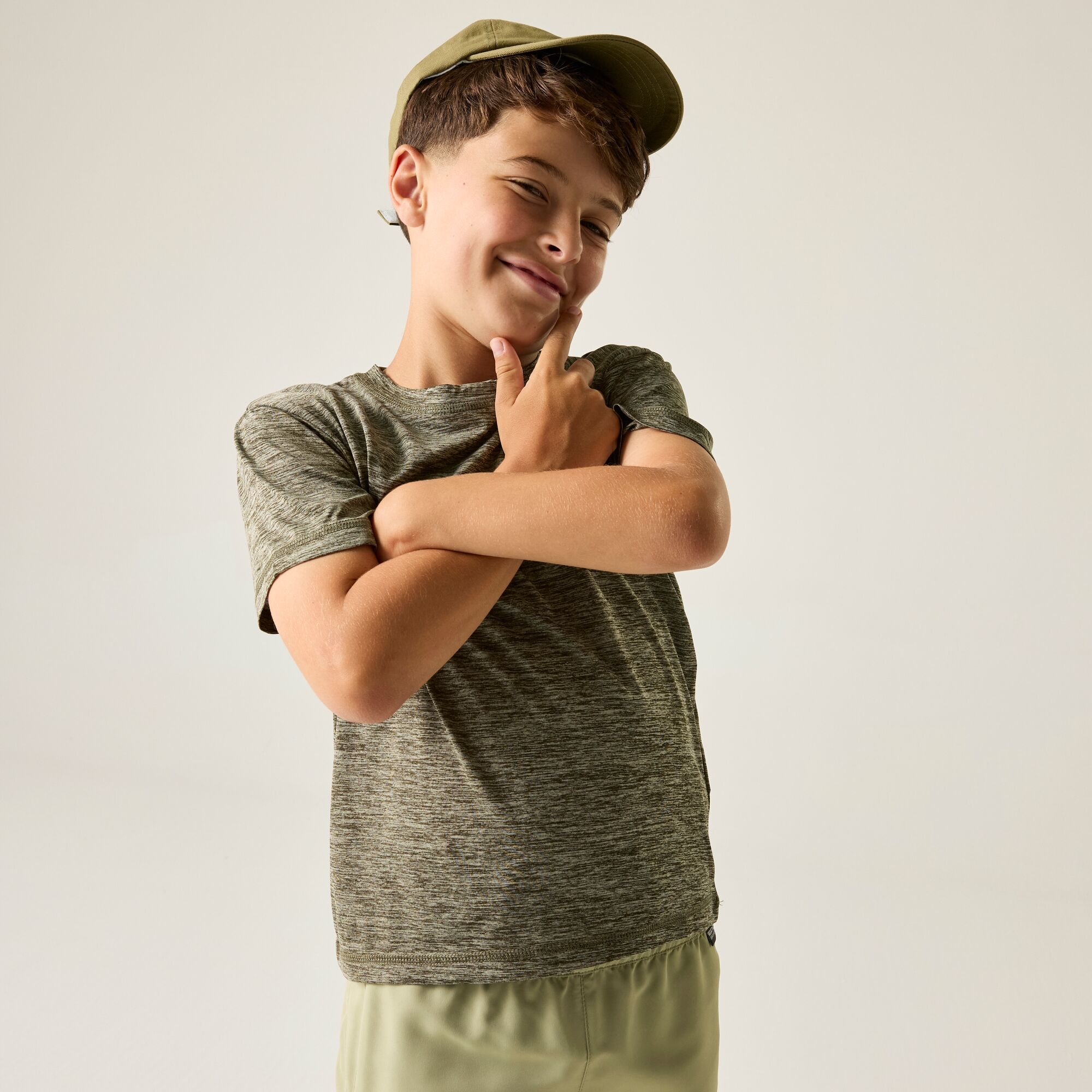 Regatta Kids’ Alvarado T-Shirt - Green Size 11-12 Years