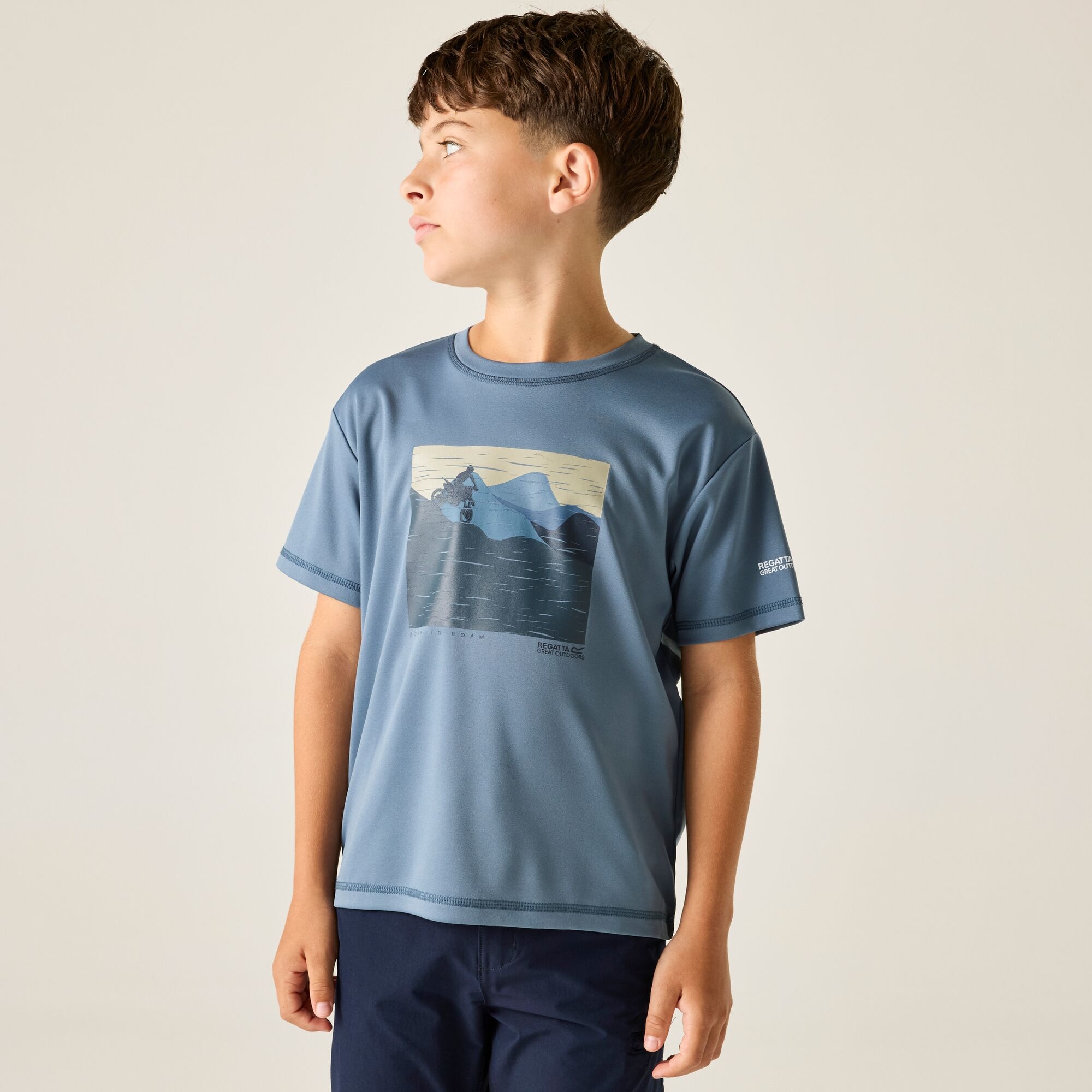 Regatta   Koszulka dziecięca Alvarado Niebieski