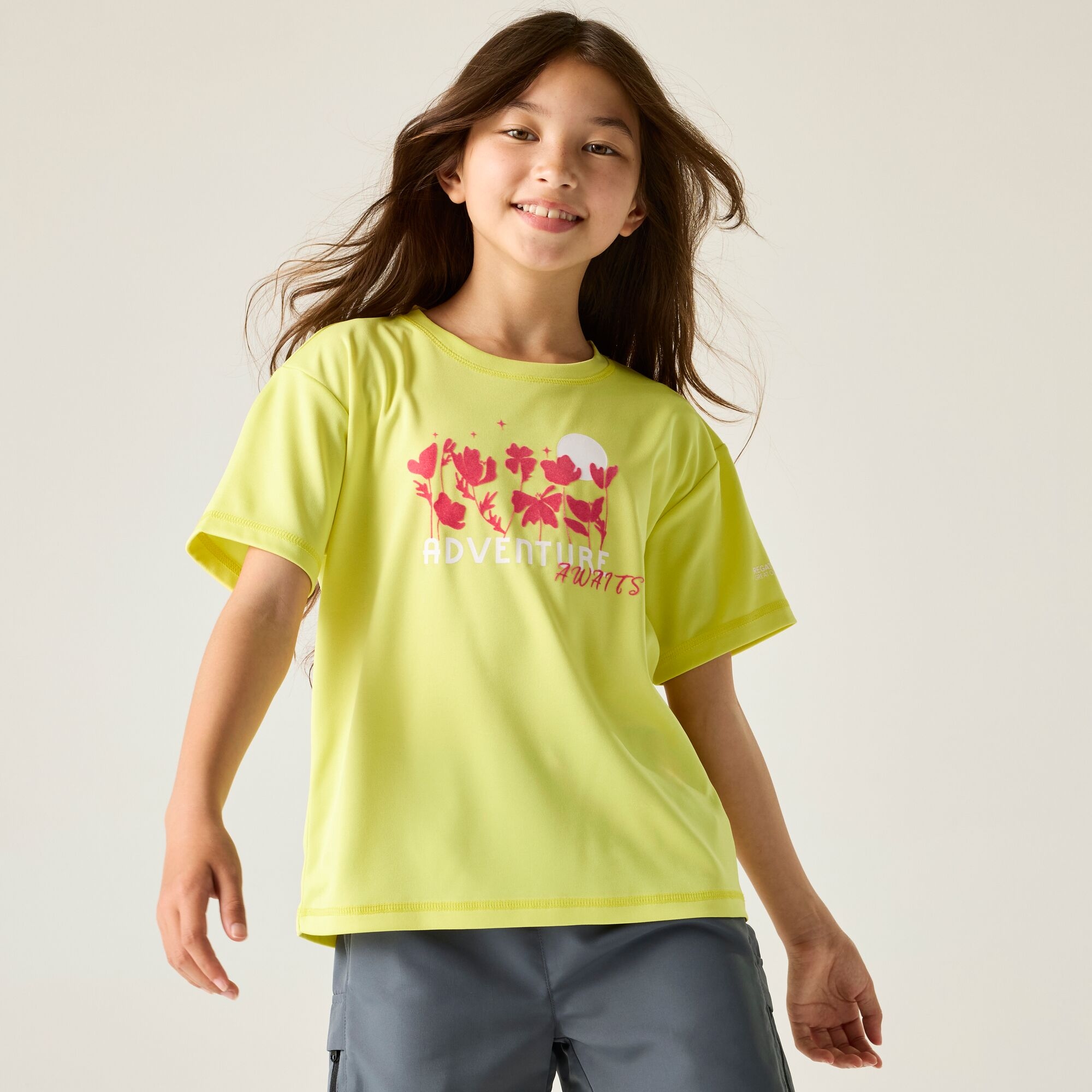 Regatta Koszulka dziecięca Aria Żółty