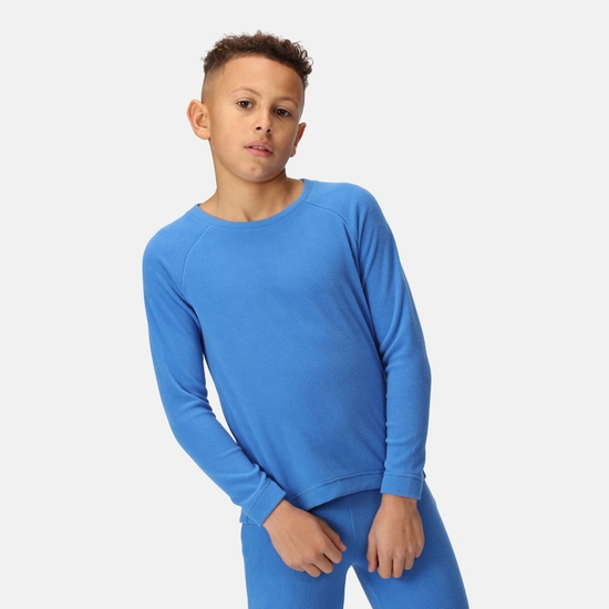 Junior Thermal Baselayer Top Strong Blue
