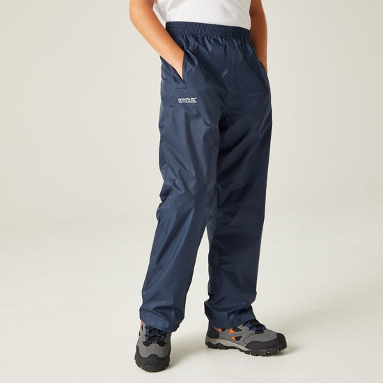 Kids' Pack It Waterproof Overtrousers Midnight