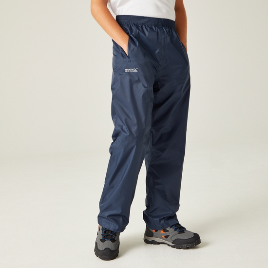 Surpantalon technique junior Outdoor Pack-It Bleu