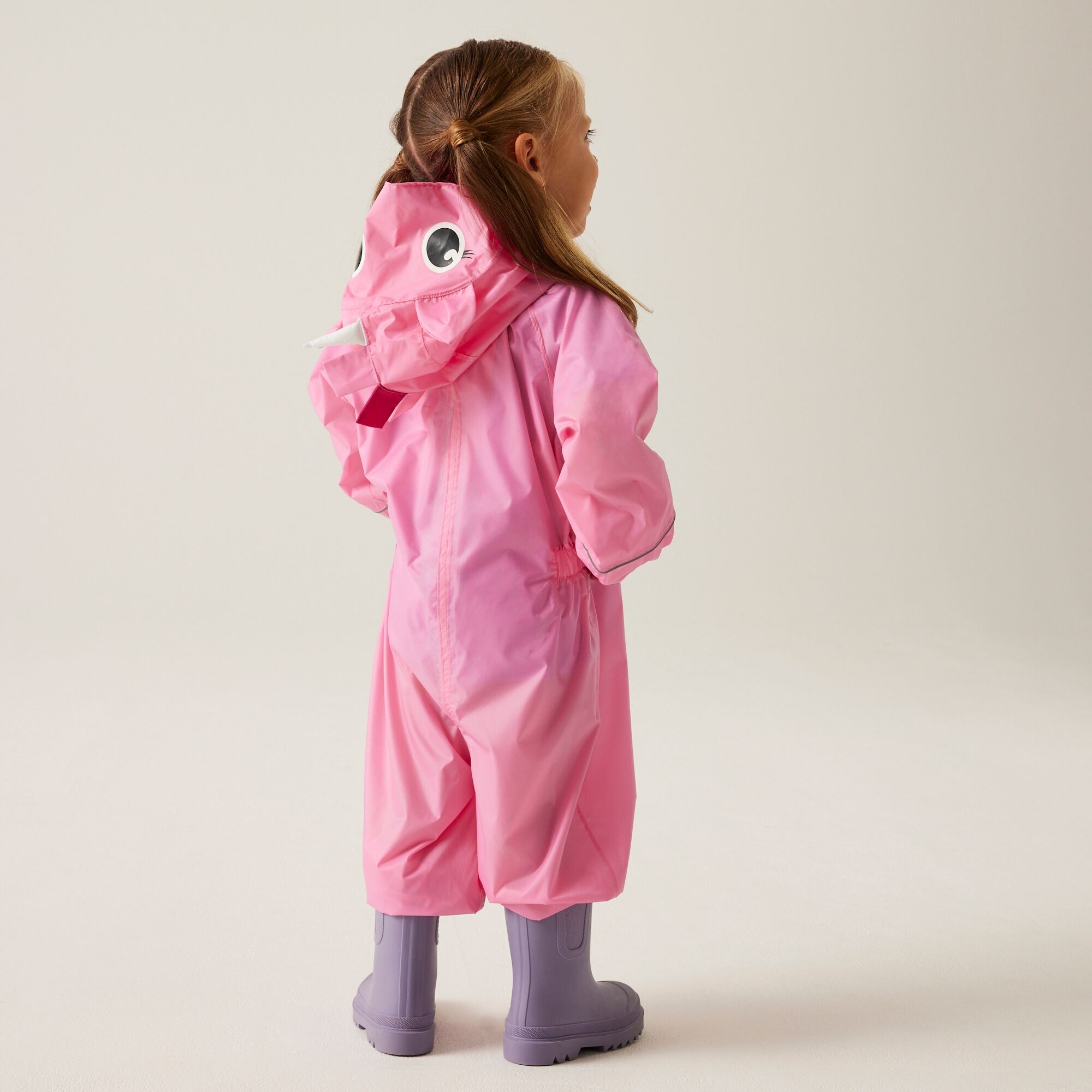 Regatta Kombinezon dziecięcy przeciwdeszczowy Charco Różowy