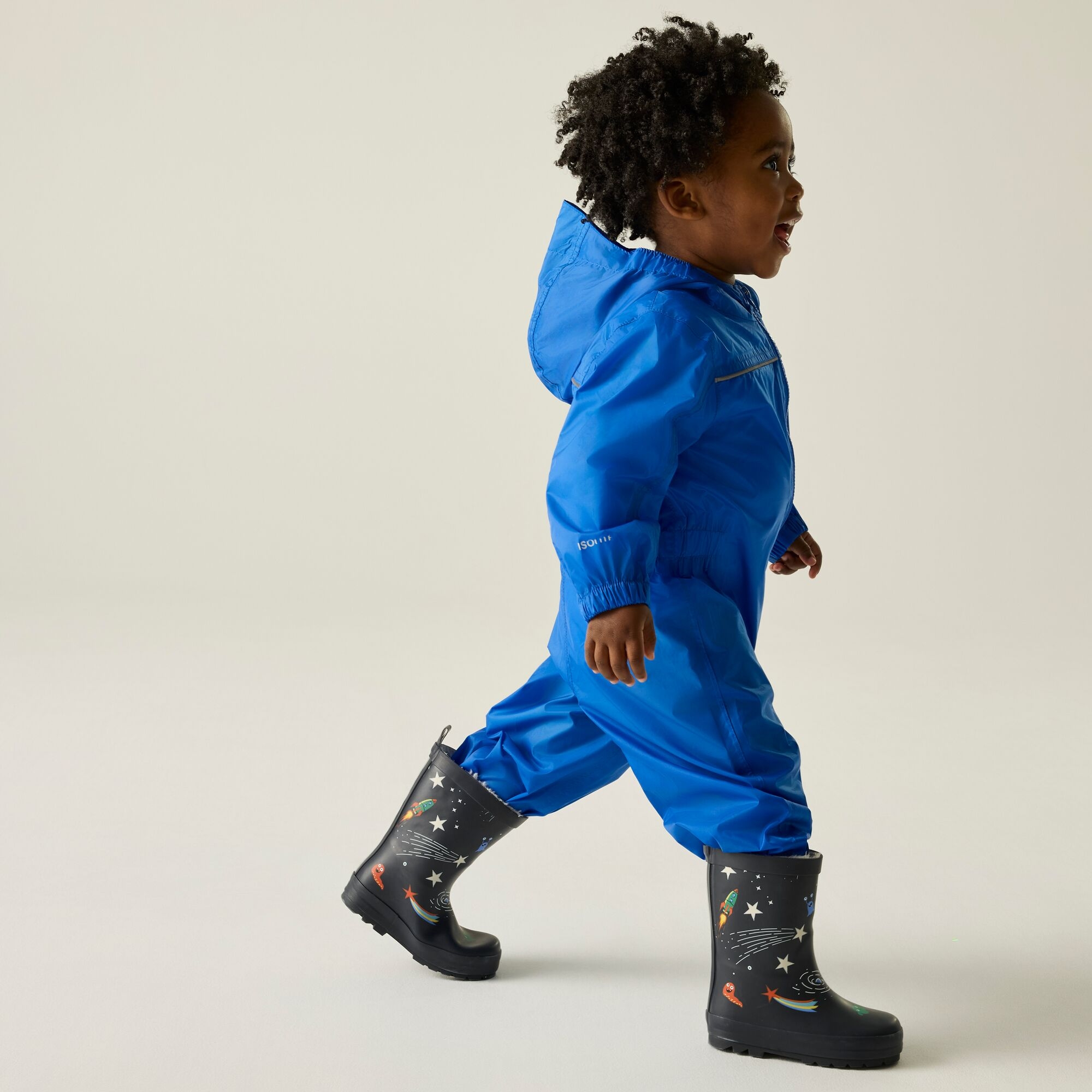 Regatta Regatta Kombinezon dziecięcy przeciwdeszczowy Puddle IV Niebieski