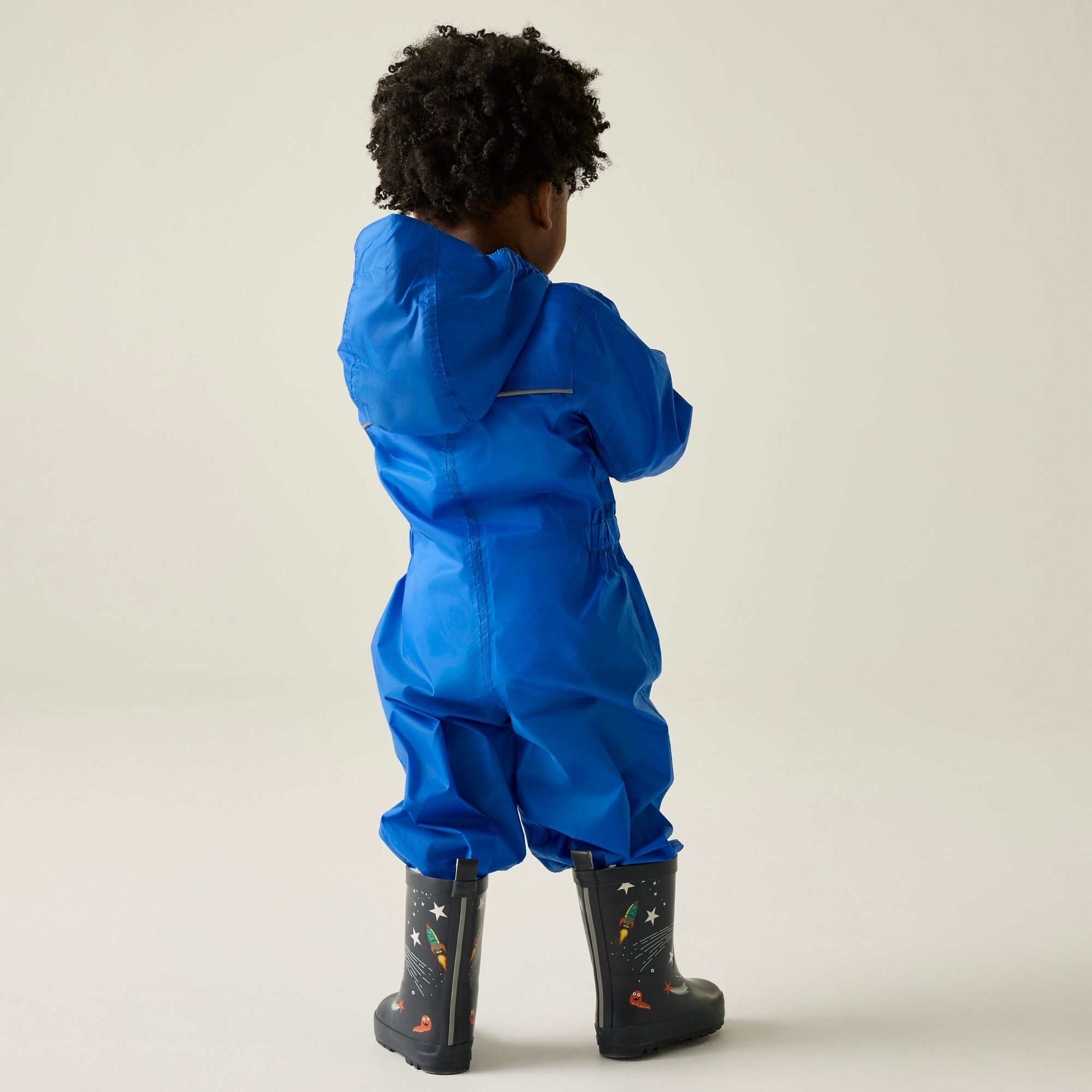 Regatta   Kombinezon dziecięcy przeciwdeszczowy Puddle IV Niebieski