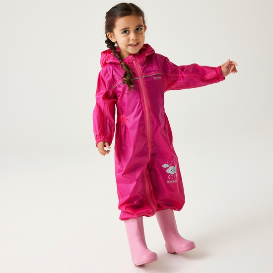 Combinaison d'hiver technique pour bébé imperméable et respirante Puddle IV Rose