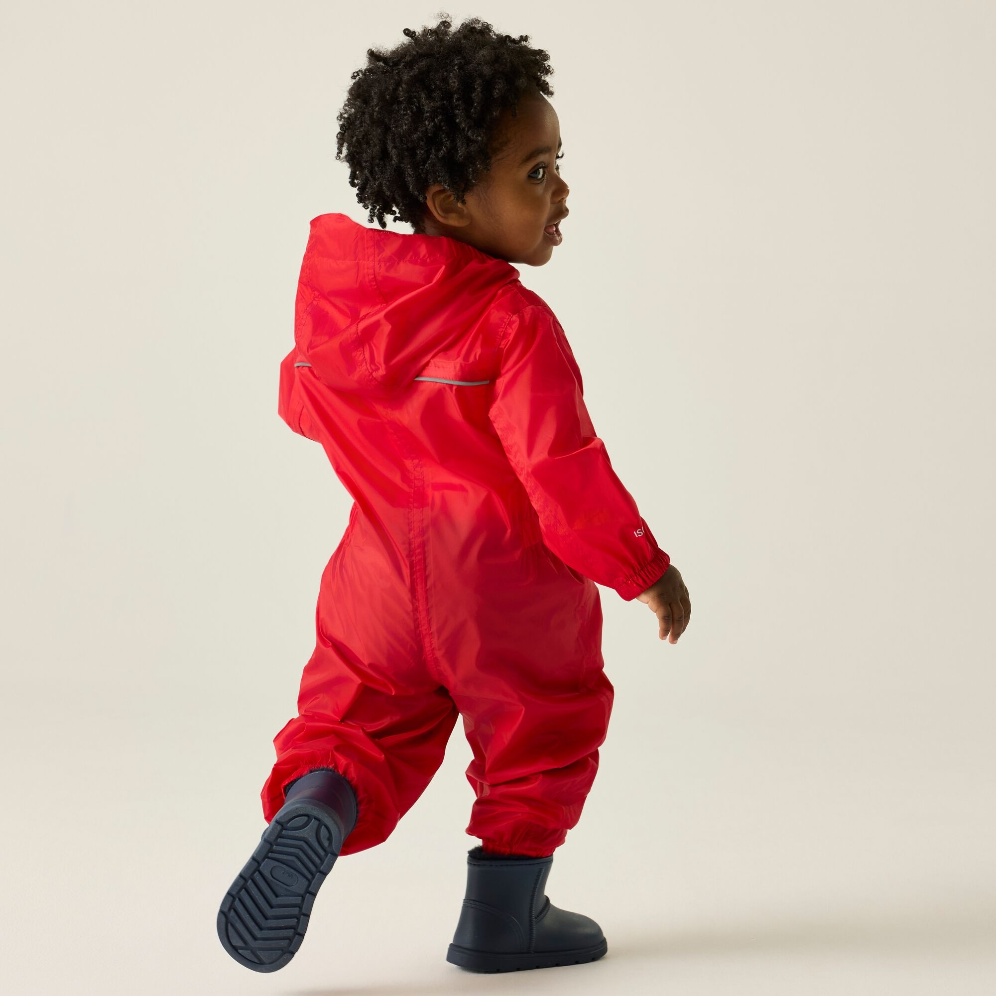 Regatta   Kombinezon dziecięcy przeciwdeszczowy Puddle IV Czerwony