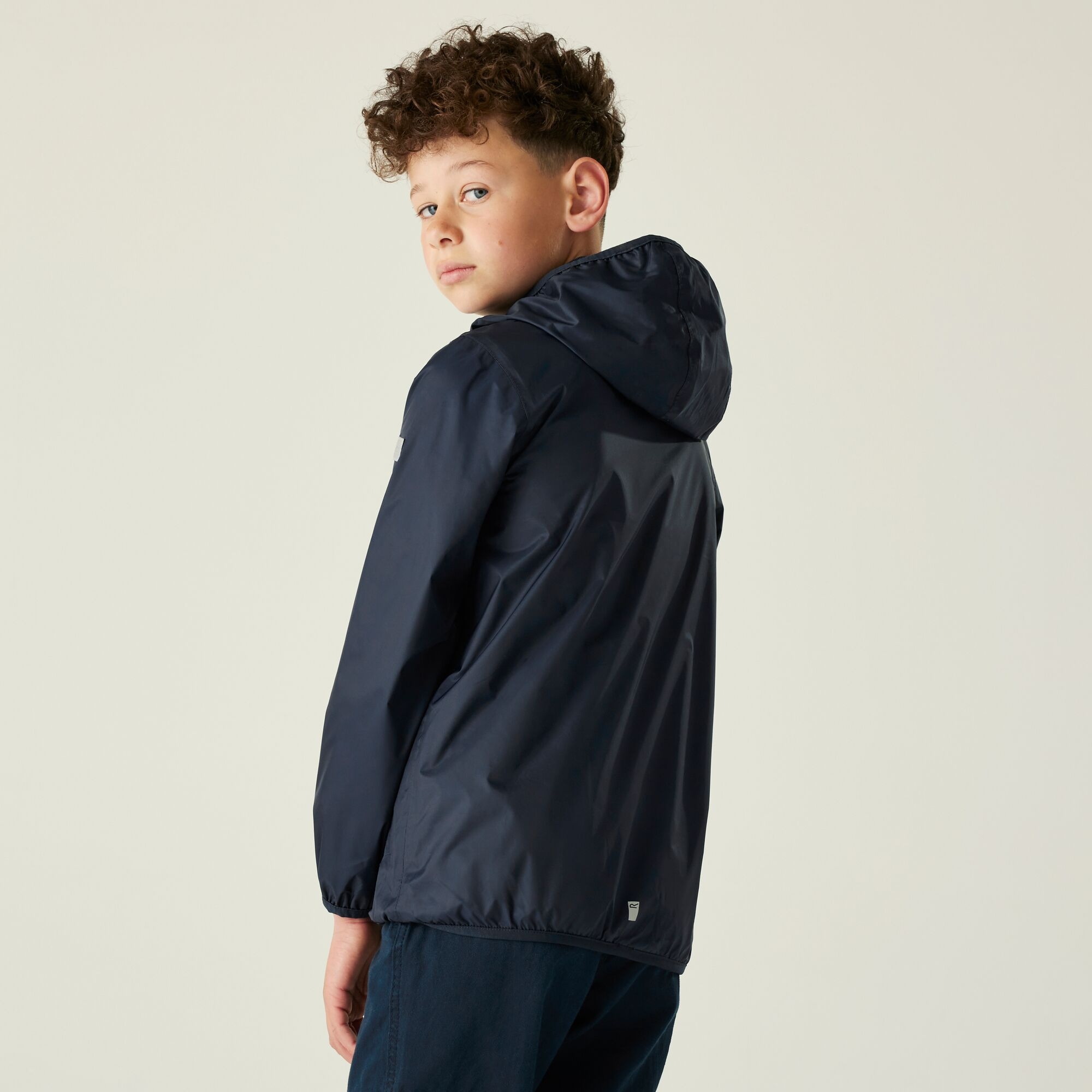 Regatta Kurtka dziecięca przeciwdeszczowa Lever II Niebieski