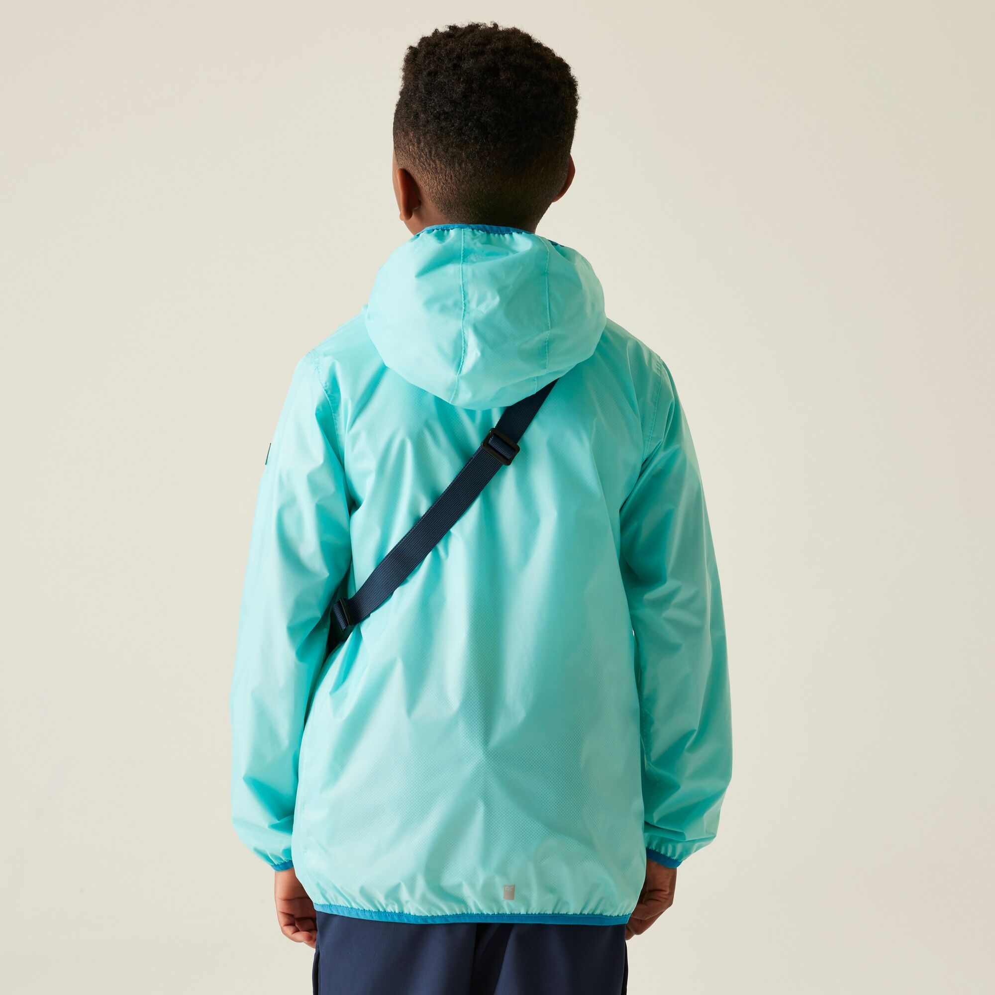 Regatta Kurtka dziecięca przeciwdeszczowa Lever II Niebieski