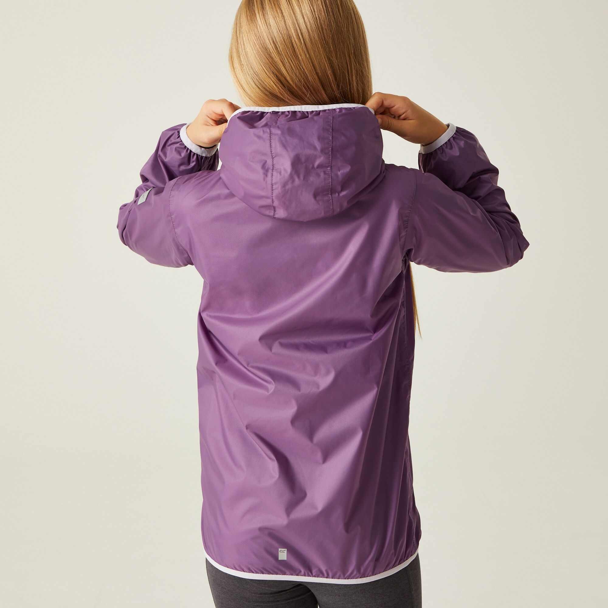 Kurtka dziecięca przeciwdeszczowa Lever II Fioletowy