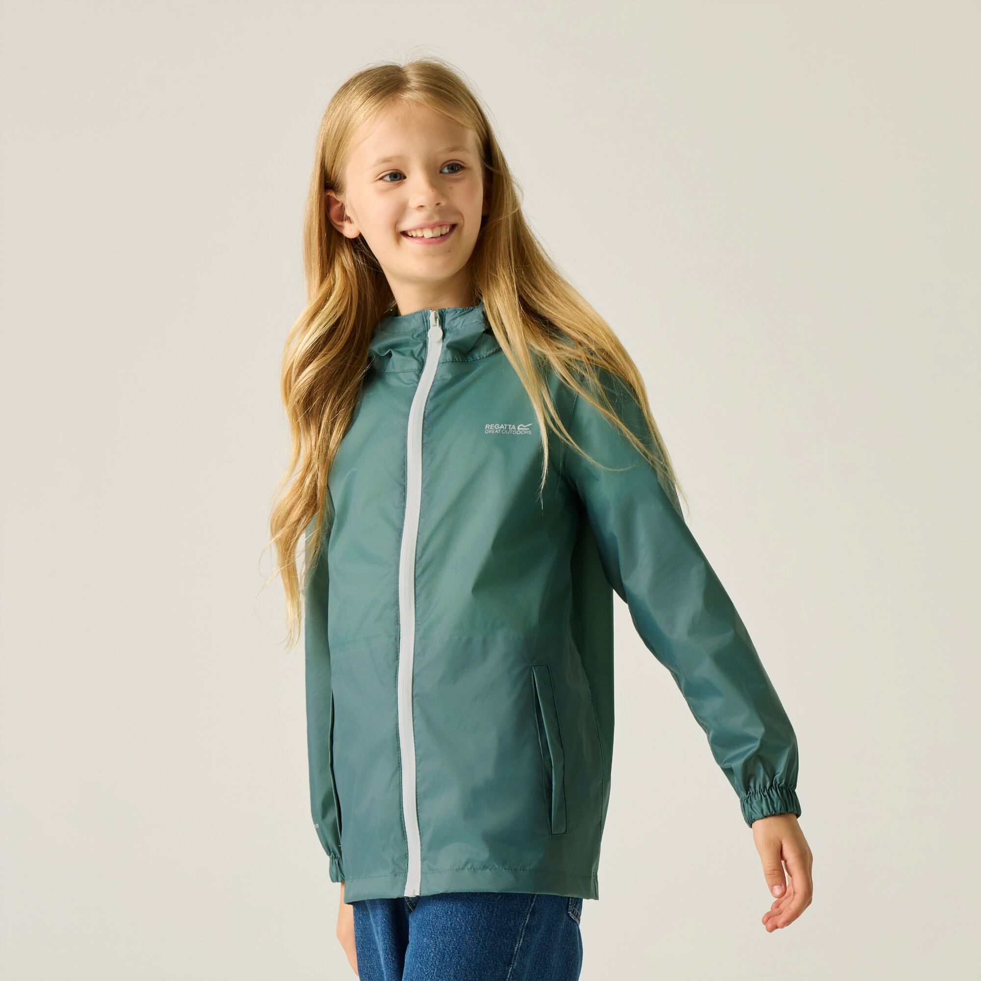 Regatta Kids’ Pack It Packaway School Jacket - Green Size 14 Years