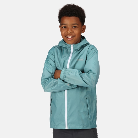 Kids' Pack It Waterproof Packaway Jacket Bristol Blue 