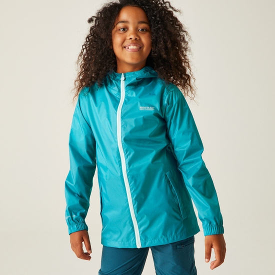 Kids' Pack It Waterproof Packaway Jacket Tahoe Blue