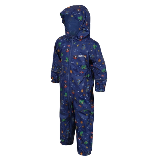 Kids' Pobble Waterproof Puddle Suit New Royal Pirate