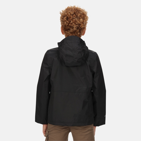 Kids' Hywell Waterproof Jacket Black