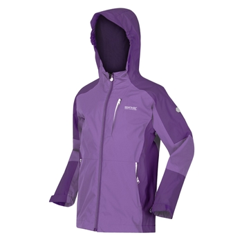 Kids' Calderdale II Waterproof Jacket Hyacinth Purple Sapphire Dark Aubergine