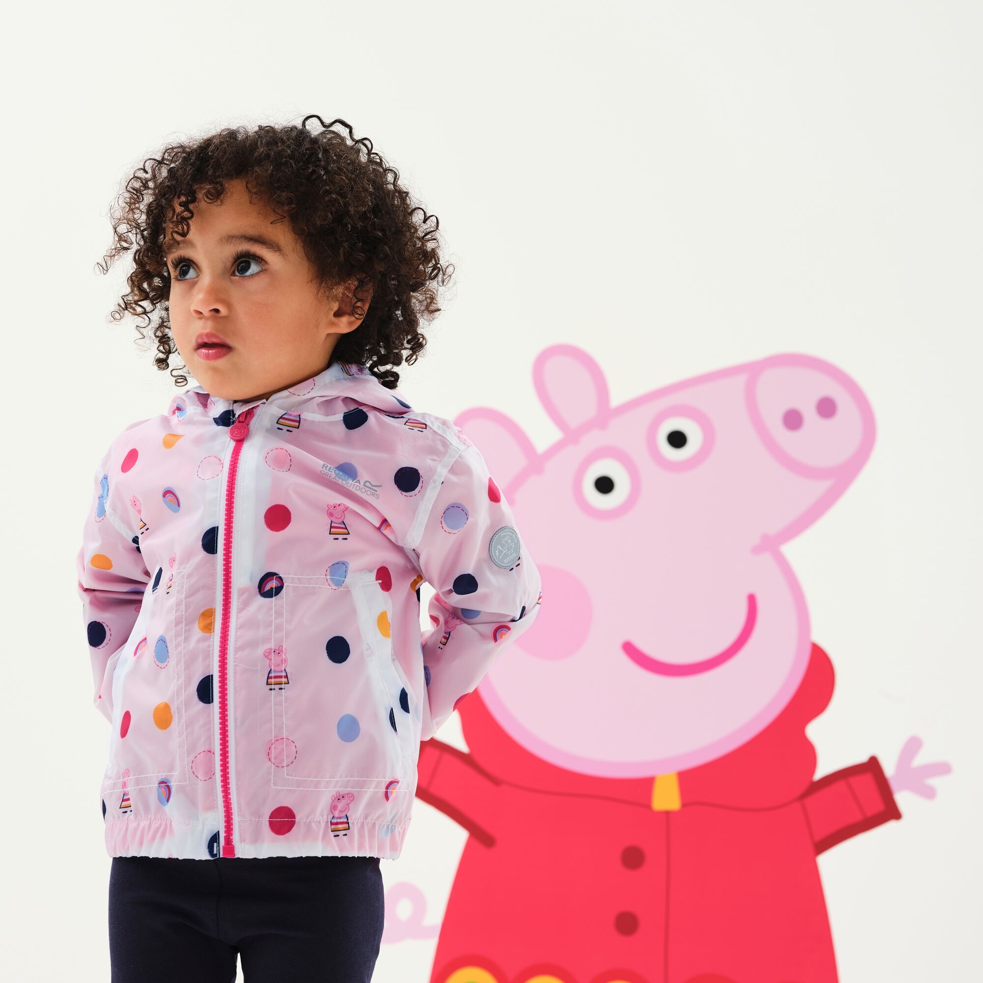 Regatta Kids’ Peppa Pig Muddy Puddle Jacket Size: 12-18 Months Unisex Kids White