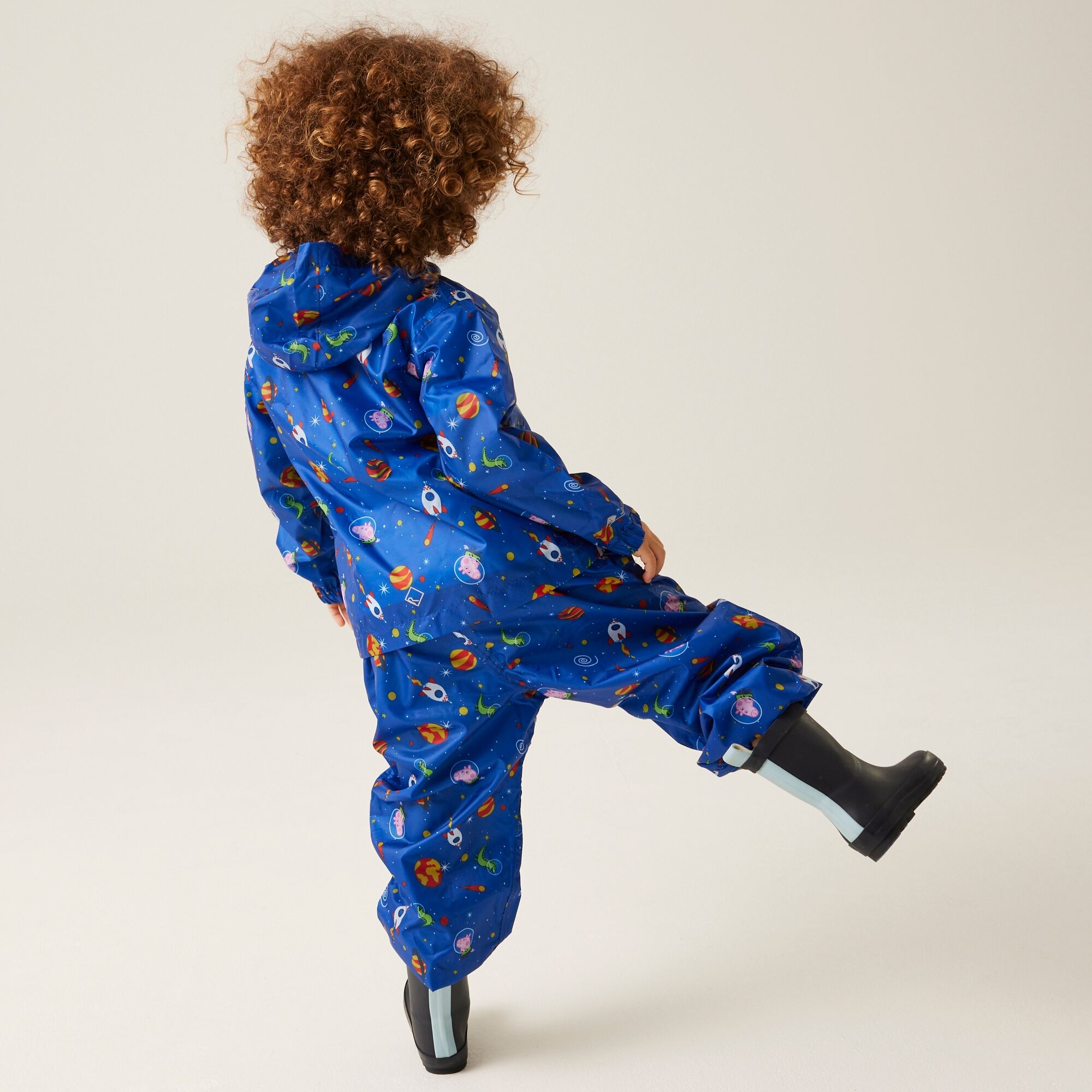 Regatta Dziecięca kurtka kieszonkowa Peppa Pack It Niebieski