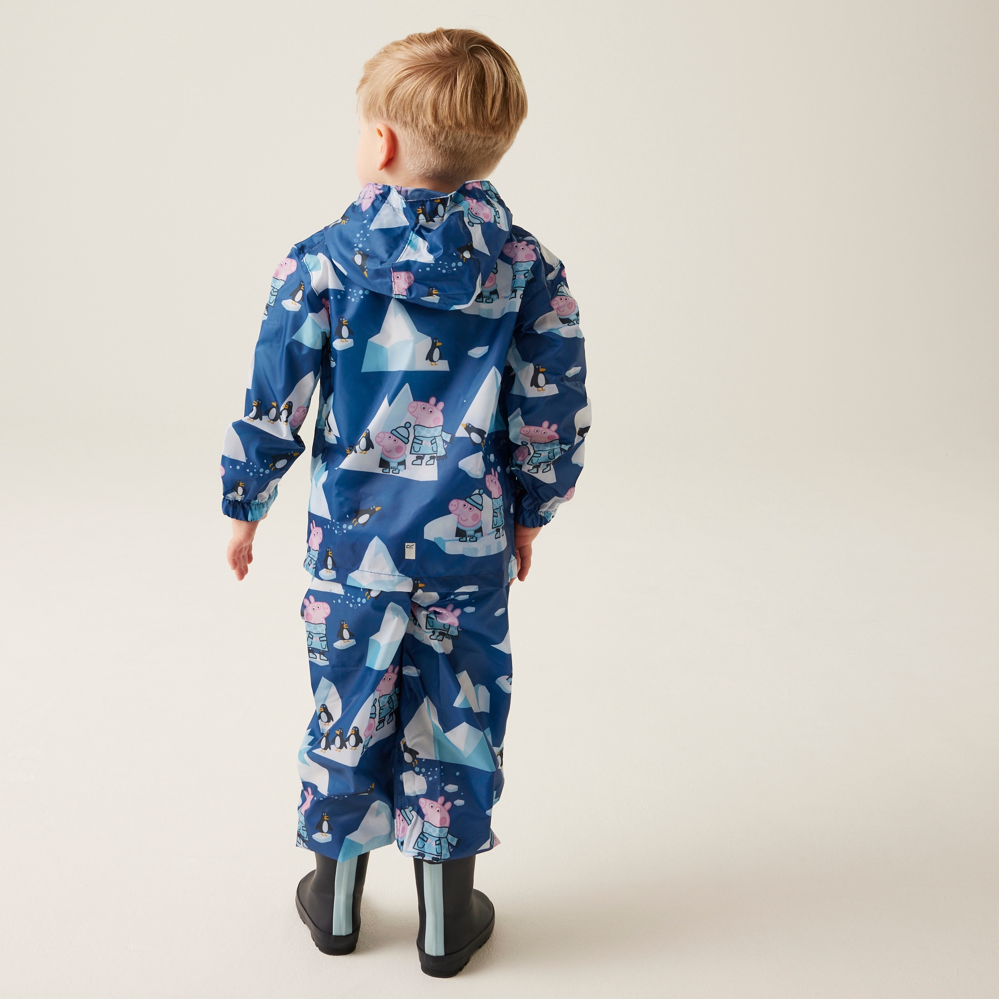 Regatta Dziecięca kurtka kieszonkowa Peppa Pack It Ciemnoniebieski