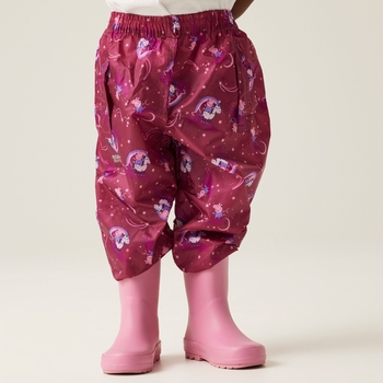 Surpantalon Junior imperméable avec design Peppa Pig PACK-IT Violet