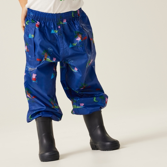 Surpantalon Junior imperméable avec design Peppa Pig Pack-It Bleu