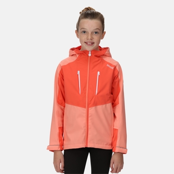 Kids' Highton III Waterproof Jacket Fusion Coral Neon Peach