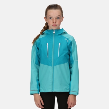 Kids' Highton III Waterproof Jacket Turquoise Enamel