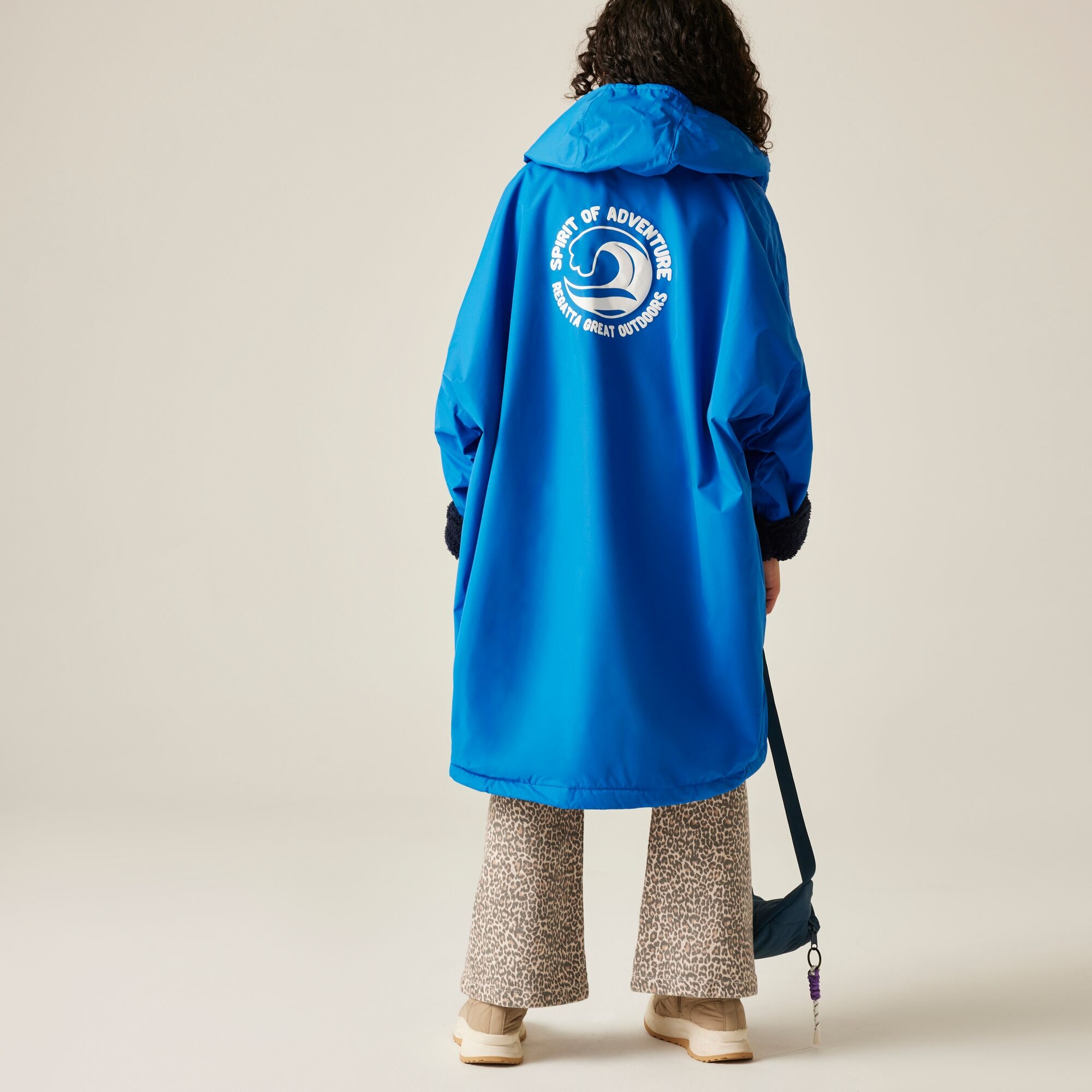 Płaszcz dziecięcy plażowy wodoodporny Changing Robe Niebiesko-granatowy