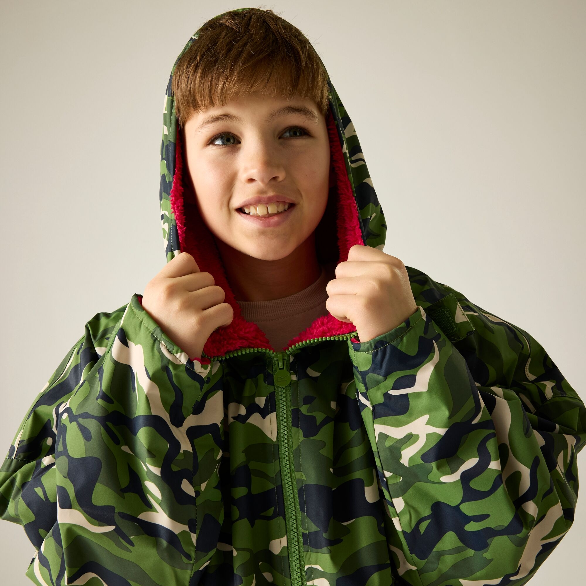 Regatta Regatta Płaszcz do przebierania dziecięcy wodoodporny Changing Robe Zielony