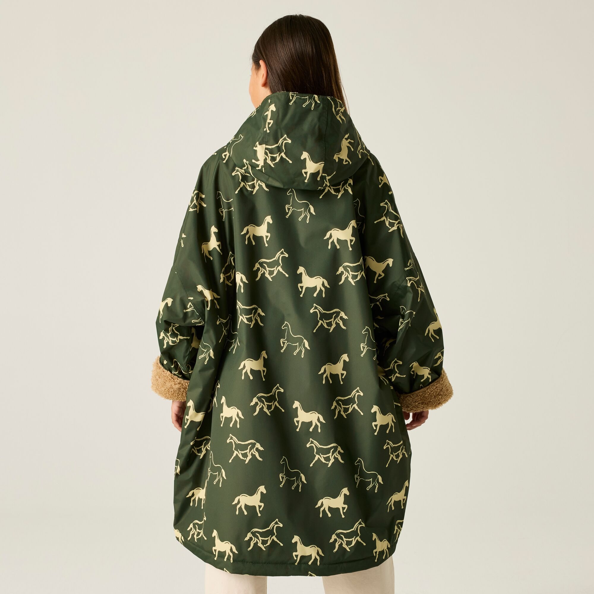 Regatta Płaszcz do przebierania dziecięcy wodoodporny Changing Robe Zielony