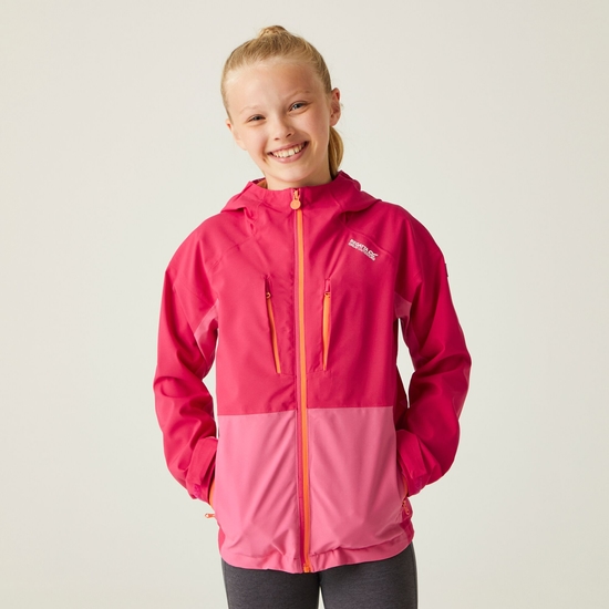 Kids' Highton V Waterproof Jacket  Pink Potion Flamingo Pink