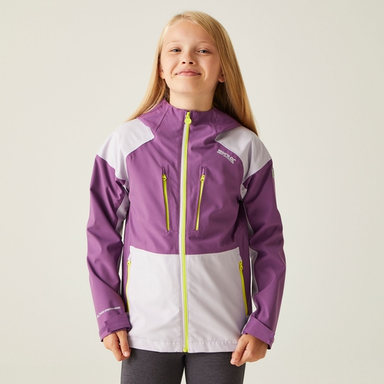 Kids' Highton V Waterproof Jacket  Sunset Purple Lilac Frost