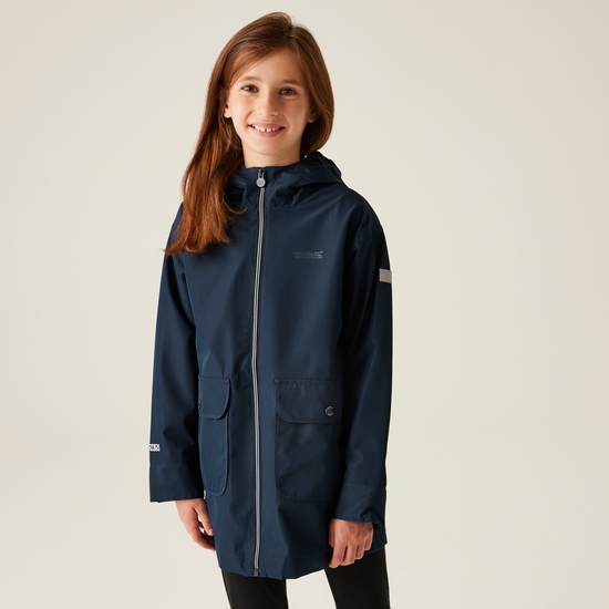 Kids' Beylina Waterproof Jacket Navy