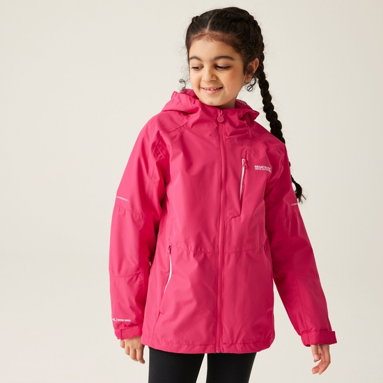 Calderdale II wasserdichte Jacke für Kinder Rosa