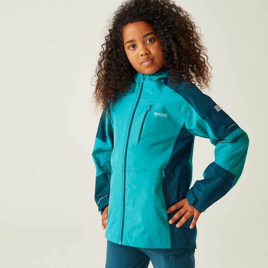 Calderdale II wasserdichte Jacke für Kinder Blau