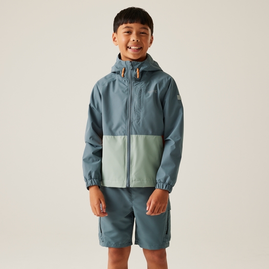 Hanleigh II wasserdichte Jacke für Kinder Grau