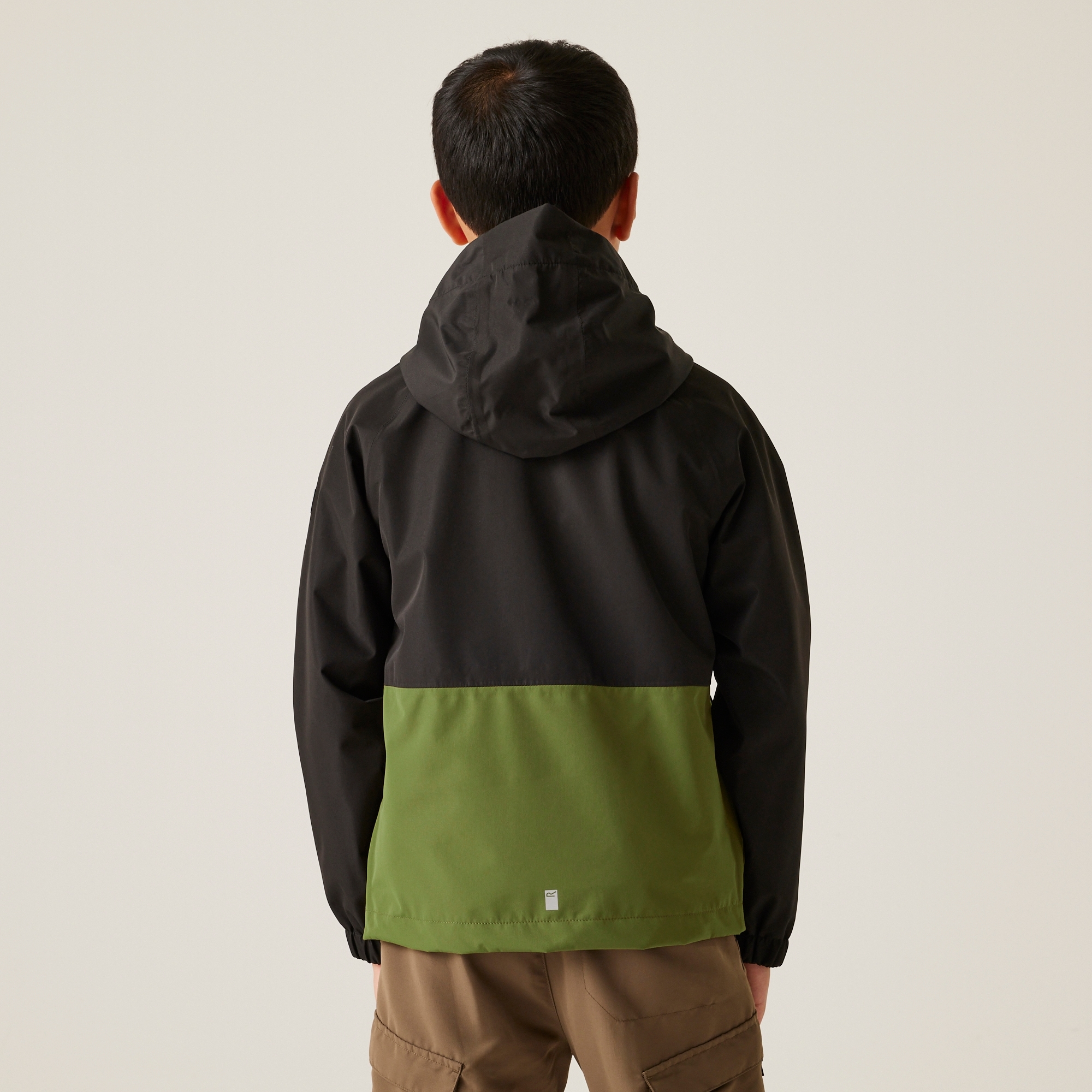 Regatta Dziecięca kurtka przeciwdeszczowa Hanleigh II Czarny