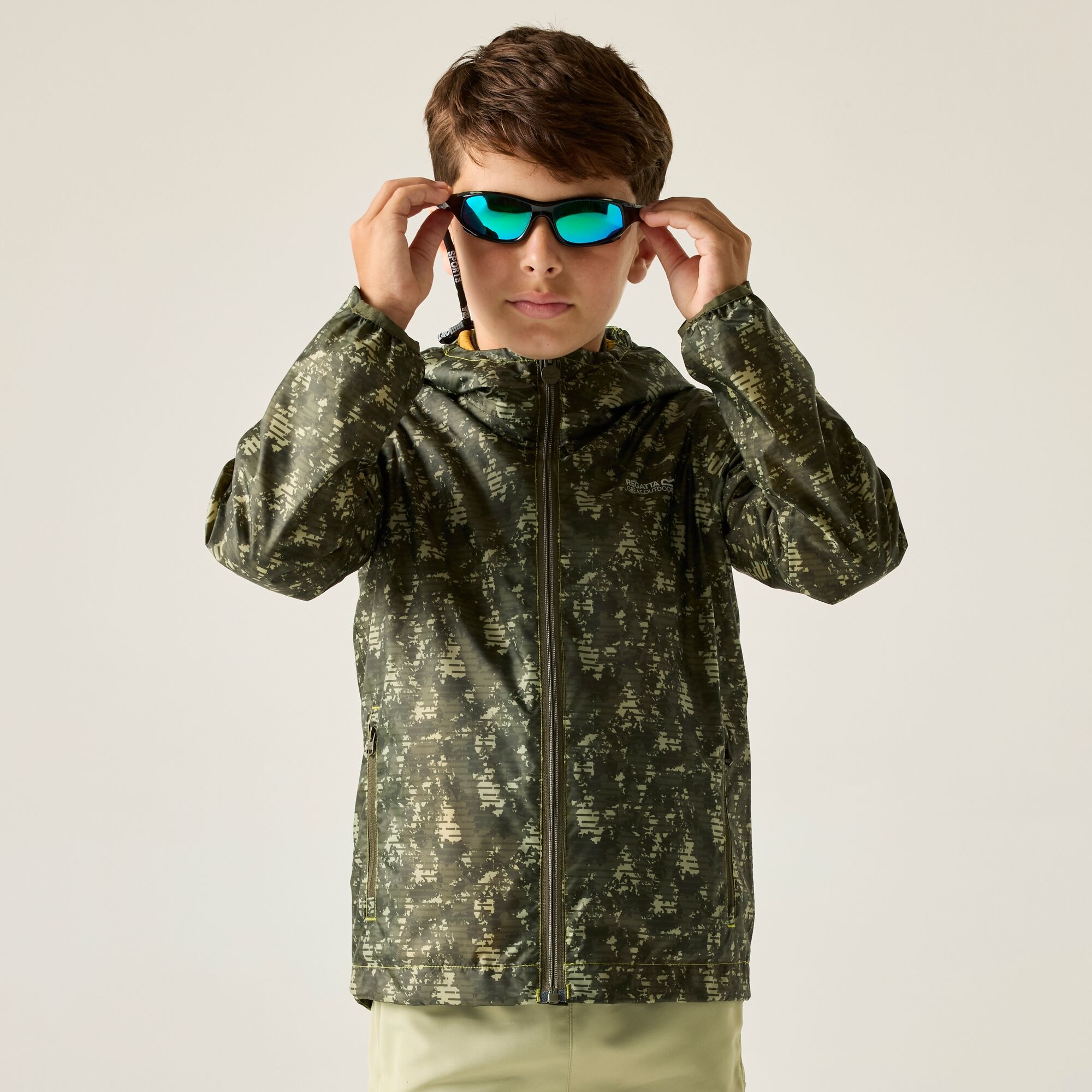 Regatta Unisex Kids Vert Waterproof Jacket For Children Lever Ii Printed - Image 6