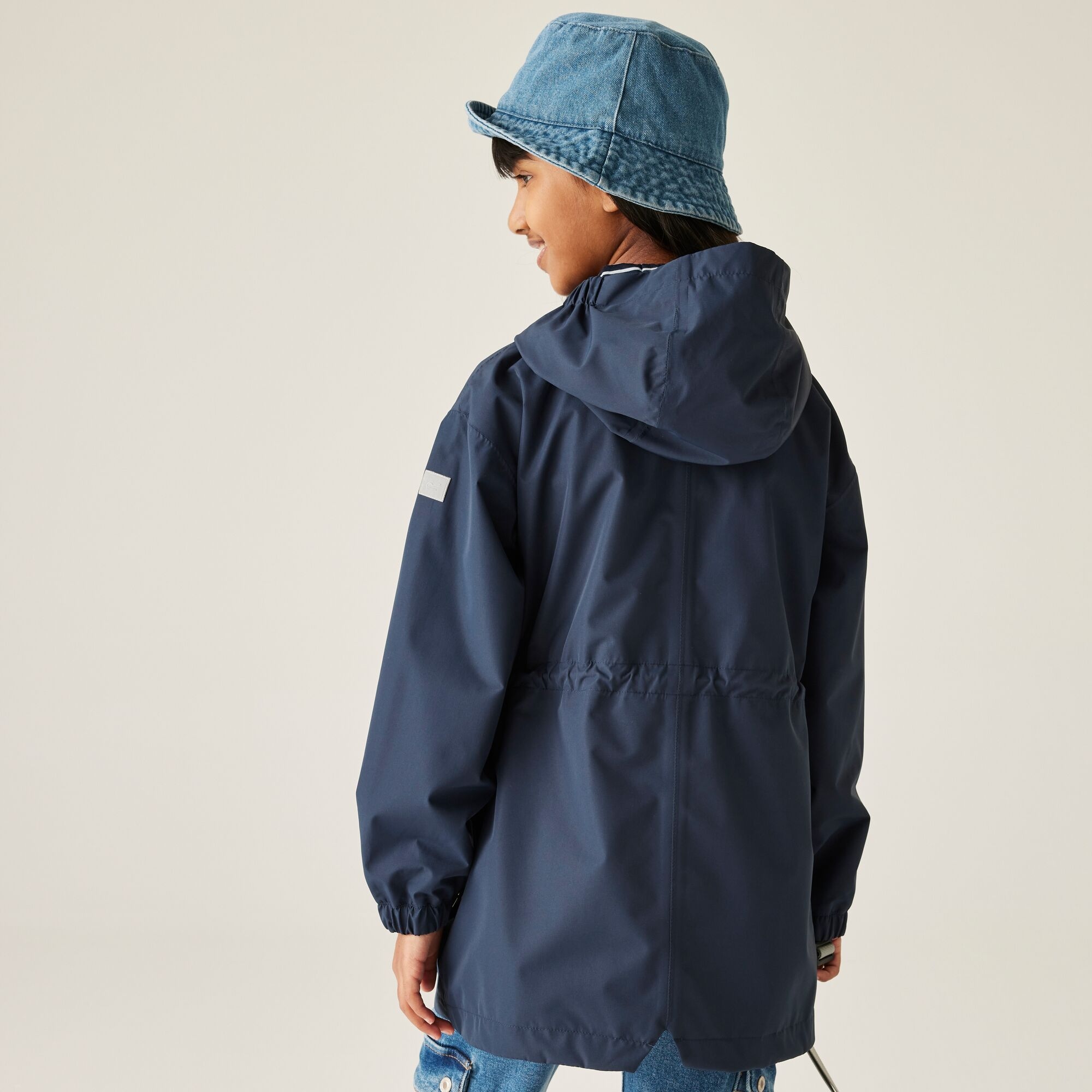 Regatta Dziecięca kurtka przeciwdeszczowa Ballina Niebieski