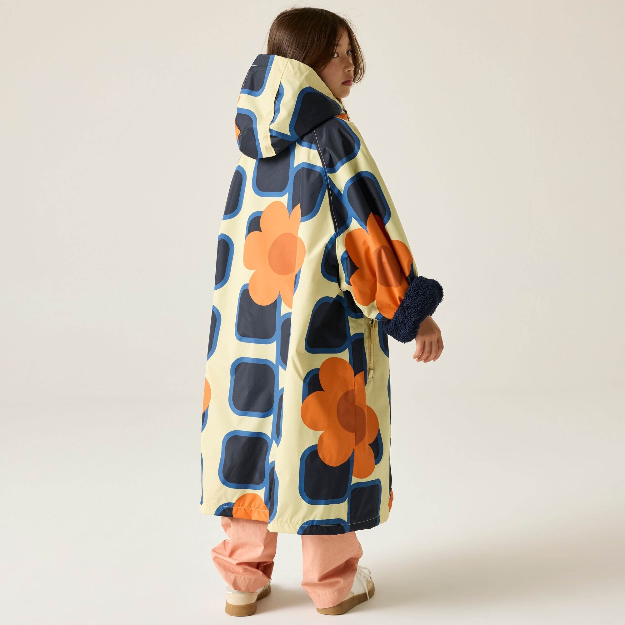 Regatta Regatta Orla Kiely Dziewczęcy płaszcz plażowy Beżowe