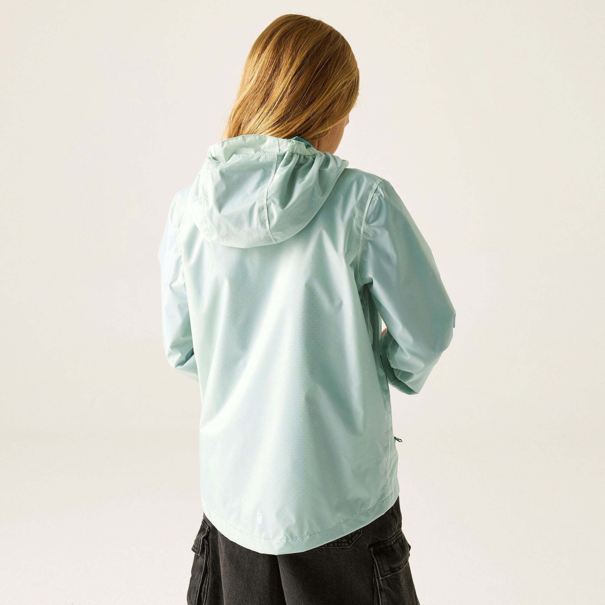 Regatta   Kurtka dziecięca przeciwdeszczowa z membraną Lever Zielony