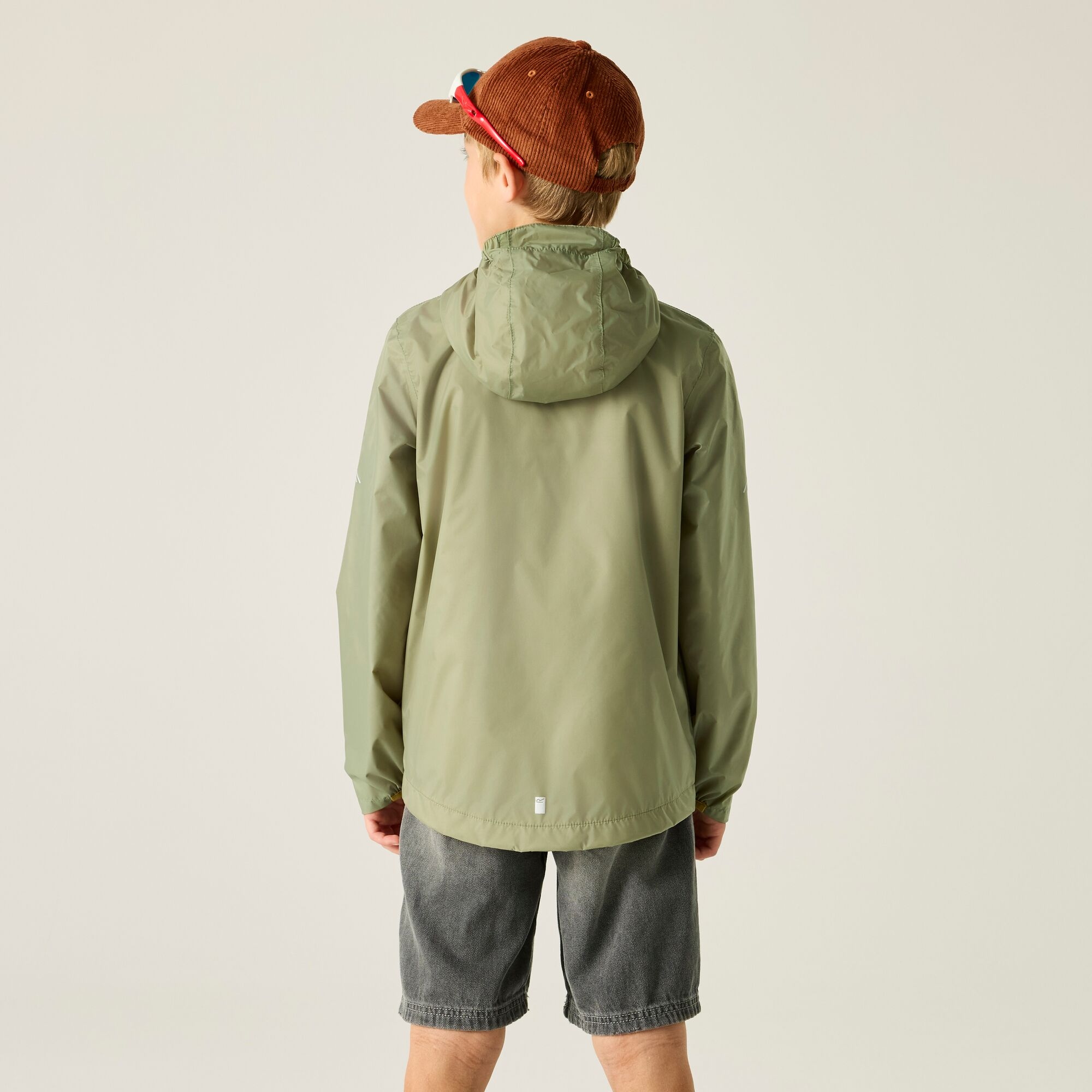 Regatta   Kurtka dziecięca przeciwdeszczowa z membraną Lever Zielony