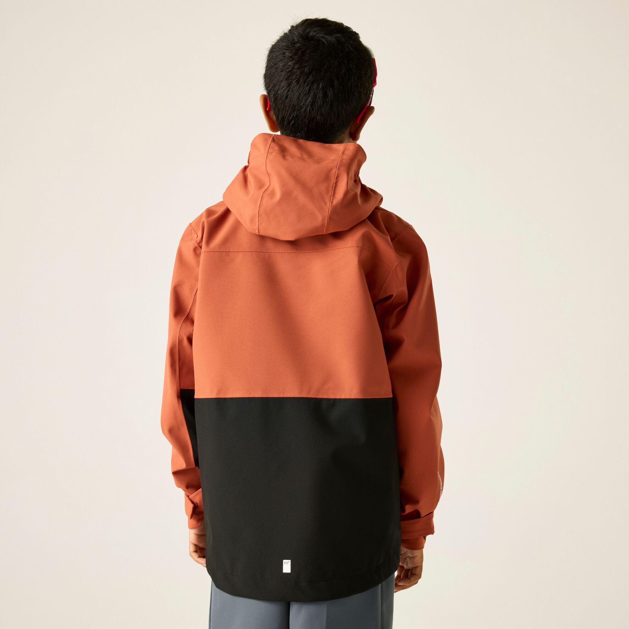 Regatta   Kurtka dziecięca przeciwdeszczowa z membraną Highton Czerwony