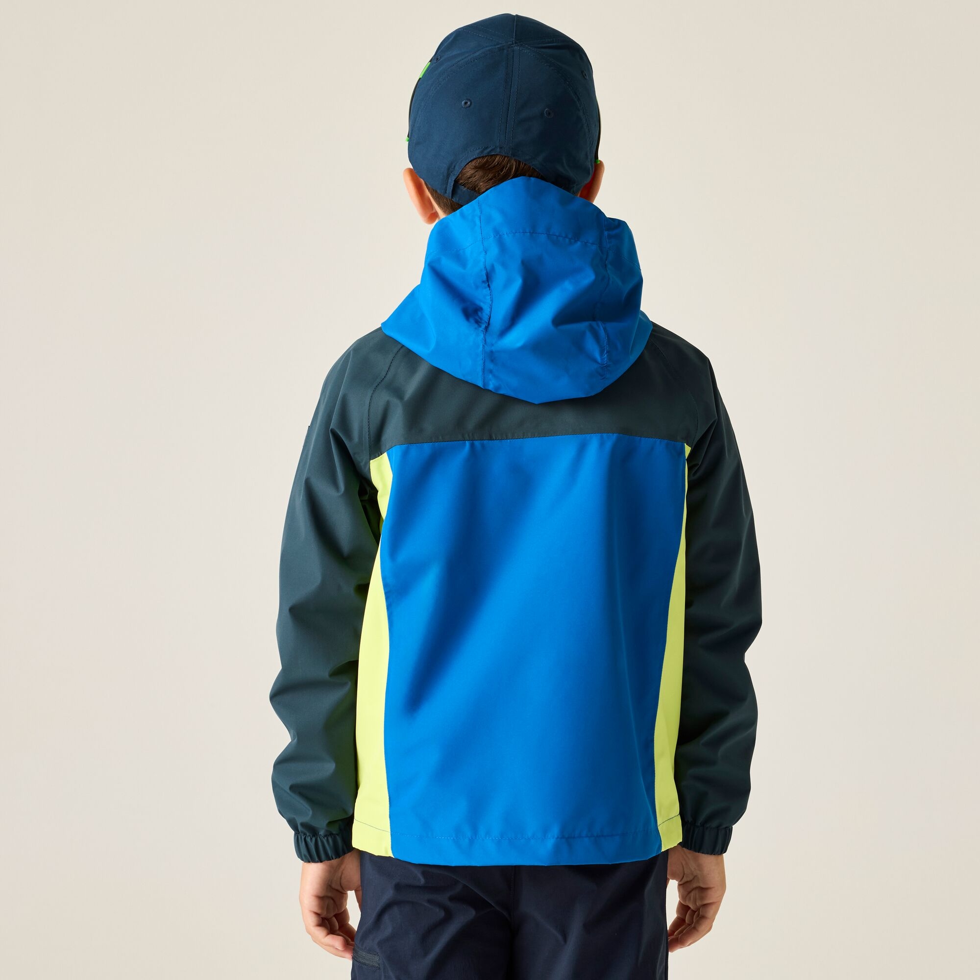 Regatta   Kurtka dziecięca przeciwdeszczowa z membraną Hanleigh Niebieski